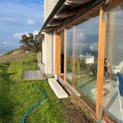 Vinduer til skillevæg